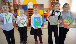 Мастер-класс «Букет для мамы»