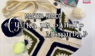 Мастер-класс «Сумка из одного мотива»