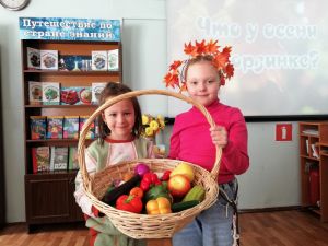 Природные картинки «Что у осени в корзинке?»